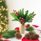 32PCS Artificial Pine Branches Christmas Holly Berries (Red and Green) 0.02"D x 0.02"W x 0.02"H